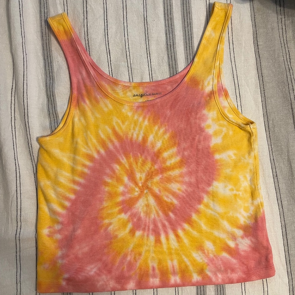 American eagle tie dye tank top